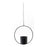 Melrose International Modern Hanging Planter/Frame, Set of 2, Black