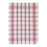 Melrose International Striped Tea Towel, Set of 3, Red/White