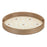 Melrose Round Bumble Bee Tray/Natural Wooden Accents, Set of 2, Yellow