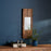 Melrose International Rustic Wooden Wall Mirror 29"H, Brown