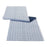 Melrose International Striped Dining Table Runner 70"L, Blue/White - 85185DS