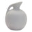 Melrose International Modern White Clay Pitcher Vase 9.5"H - 85243DS