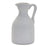 Melrose International Modern White Clay Pitcher Vase 10.5"H - 85249DS
