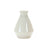Melrose International Modern Terra Cotta Tapered Vase, Set of 2, White