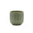 Melrose International Green Ribbed Terra Cotta Pot Planter, Set of 3