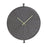 Melrose Modern Wood Wall Clock/Suspended Stand 16.25"D, Black - 85324DS
