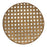 Melrose International Large Round Bamboo Wooden Tray 26"D, Brown