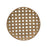 Melrose International Large Round Bamboo Wooden Tray 22.25"D, Brown