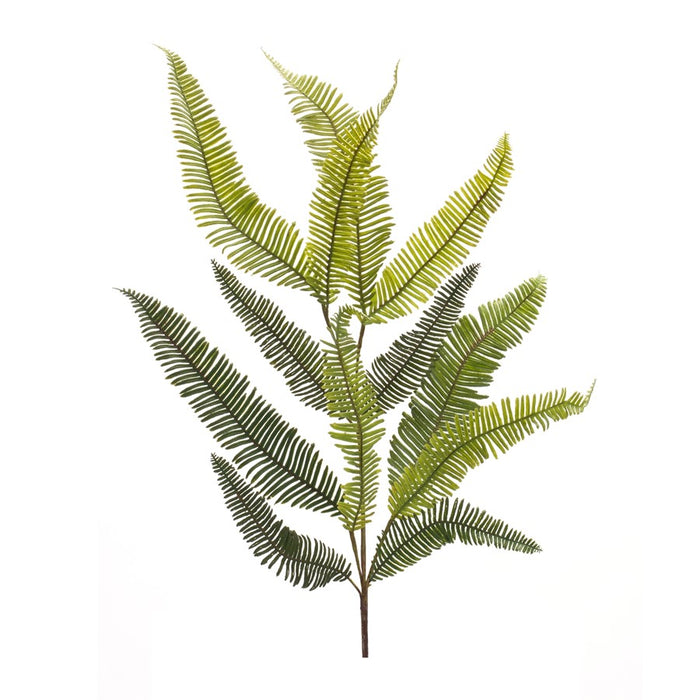 Melrose Varigated Fern Foliage Spray, Set of 6, Green/Brown