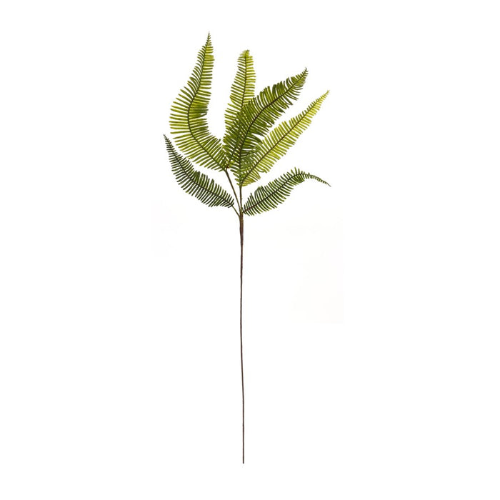 Melrose Varigated Fern 28" Foliage Spray, Set of 6, Green/Brown