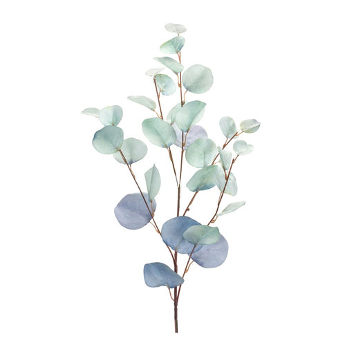 Melrose Blue Silver Dollar Eucalyptus Leaf Spray, Set of 6