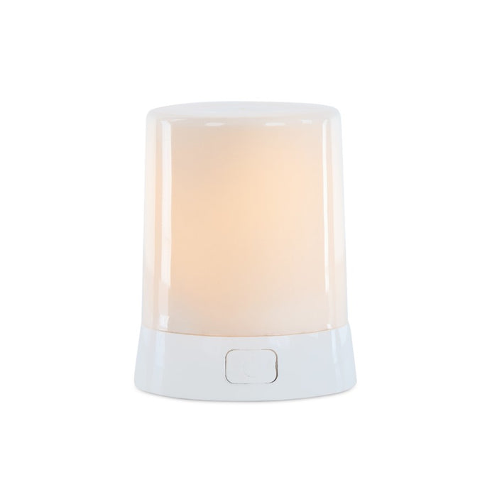 Melrose International LED FIA Flame Designer Candle/Orange Hue 3"H - 85431DS