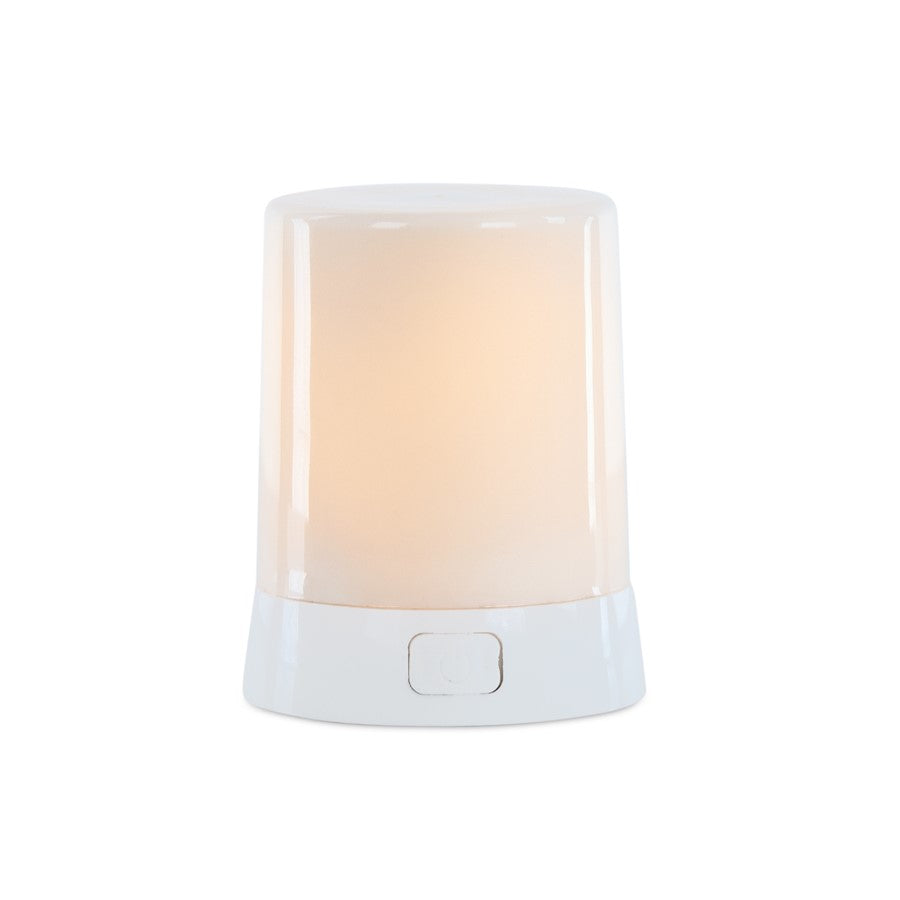 Melrose International LED FIA Flame Designer Candle/Orange Hue 3"H - 85431DS