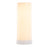 Melrose LED FIA Flame Designer Candle/Orange Hue 7.5"H, White - 85432DS