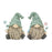 Melrose Stone Garden Gnome Figurine/Flower, Blue/Green/Brown