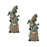 Melrose Stone Garden Gnome Stacking Figurine, Set of 4, Blue/Brown - 85437DS