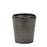 Melrose Pewter Metal Planter/Tapered Design, Set of 3, Grey
