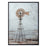 Melrose Framed Windmill Canvas Print 28"H, Brown/White/Black - 85527DS