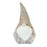 Melrose Modern Terra Cotta Gnome Figurine/Marble, Set of 2, Grey/White