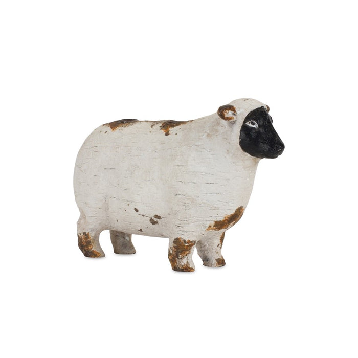 Melrose Farm Animal Candle Holder, Set of 4, White/Brown/Black