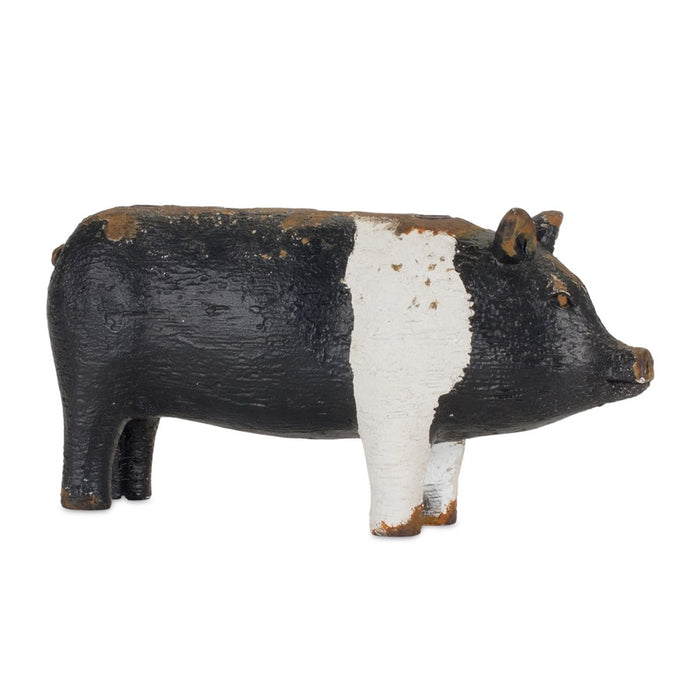 Melrose Farm Animal Candle Holder, Set of 4, White/Brown/Black