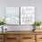 Melrose Wooden Lake Life Sentiment Sign, Set of 2, White/Brown/Blue