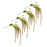 Melrose International Amaranthus Floral Stem, Set of 4, Green