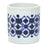 Melrose International Tie-Dye Print Ceramic Pot, Set of 2, White/Blue