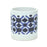Melrose International Tie-Dye Print Ceramic Pot, Set of 2, White/Blue