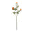 Melrose International Flocked Protea Spray, Set of 6, Orange/Green