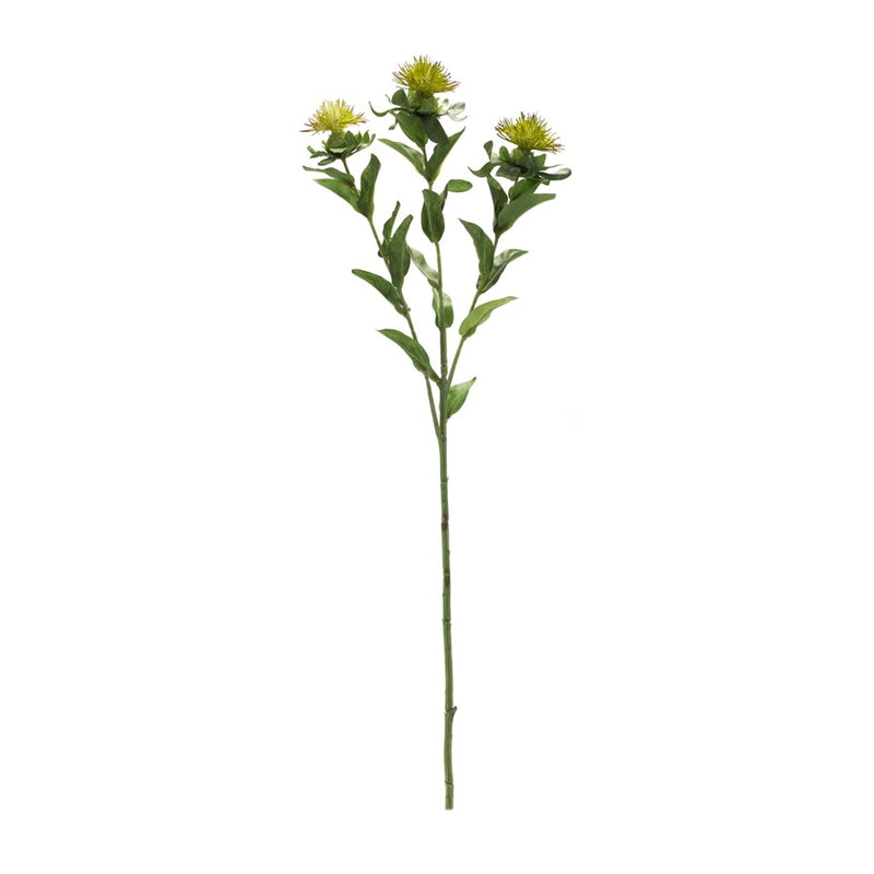 Melrose International Green Thistle Floral Spray, Set of 6