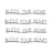 Melrose Bless Our Home/Heart Sentiment Decor, Set of 4, Black - 85724DS