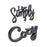 Melrose Cozy/Simply Sentiment Block Cut Out, Set of 2, Black - 85728DS