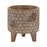 Melrose Res, Honeycomb Bumble Bee Planter/Legs, Set of 2, Brown