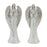 Melrose Serene Angel Figurine/Bird Accent, Set of 2, White - 85770DS