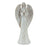 Melrose Serene Angel Figurine/Bird Accent, Set of 2, White