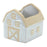Melrose Neutral Porcelain House/Barn Planter (Set of 2), Beige/White