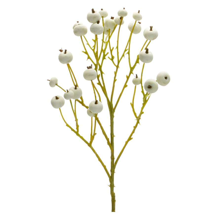 Melrose International White Berry Spray, Set of 6, Green - 85789DS