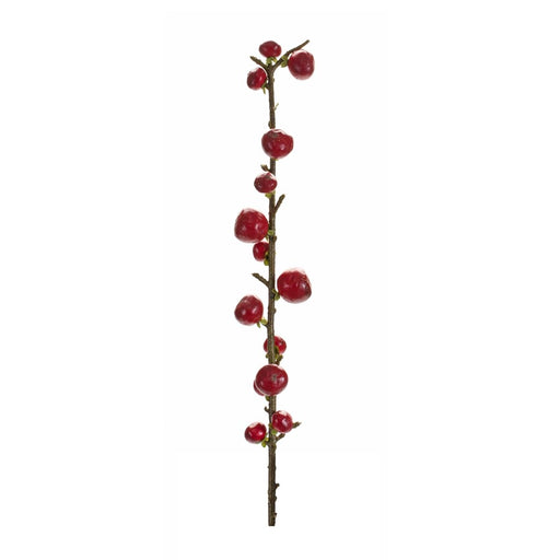 Melrose International Berry Twig Stem, Set of 6, Red/Brown
