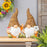 Melrose Distressed Garden Gnome Statue/Mushroom/Flower Accent, Set of