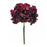 Melrose International Hydrangea Flower Stem, Set of 6, Red/Brown - 85810DS