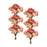 Melrose Pink Peony/Hydrangea Bouquet, Set of 6, Beige/Green - 85816DS