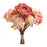 Melrose Pink Peony/Hydrangea Bouquet, Set of 6, Beige/Green