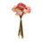 Melrose Pink Peony/Hydrangea Bouquet, Set of 6, Beige/Green