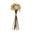 Melrose Ivory White Peony/Hydrangea Flower Bouquet, Set of 6, Beige/Pink
