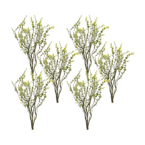 Melrose International Boxwood Twig Foliage Spray, Set of 6, Green - 85828DS