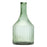 Melrose Int. Sage Ribbed Glass Bottle Neck Vase 10.75"H, Green - 85905DS