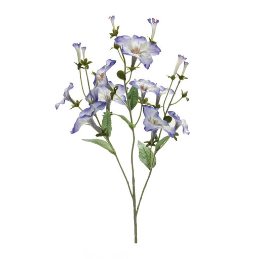 Melrose Morning Glory Bud Flower Spray, Set of 6, Purple/Green