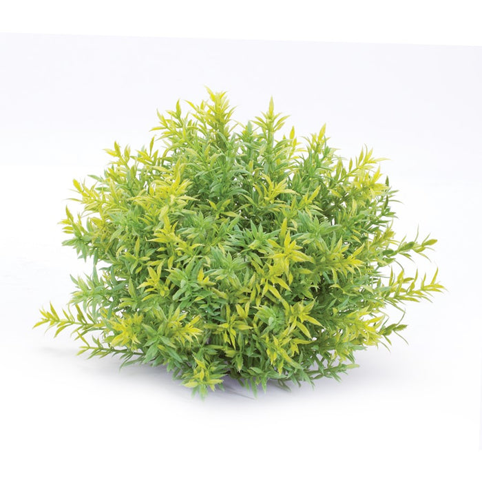 Melrose International Varigated Mini Leaf Half Orb, Set of 6, Green