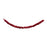 Melrose International Bunched Jute Garland, Set of 2, Red